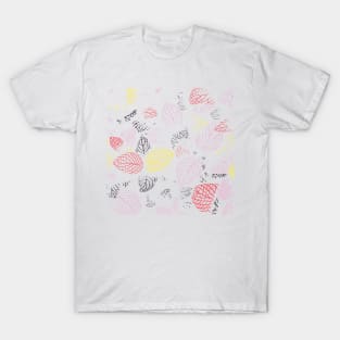 Autumn, Leaves Pattern 15 T-Shirt